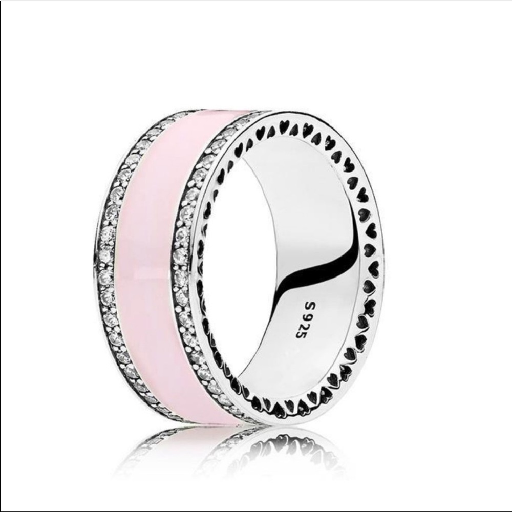 Pandora Pink Enamel Band